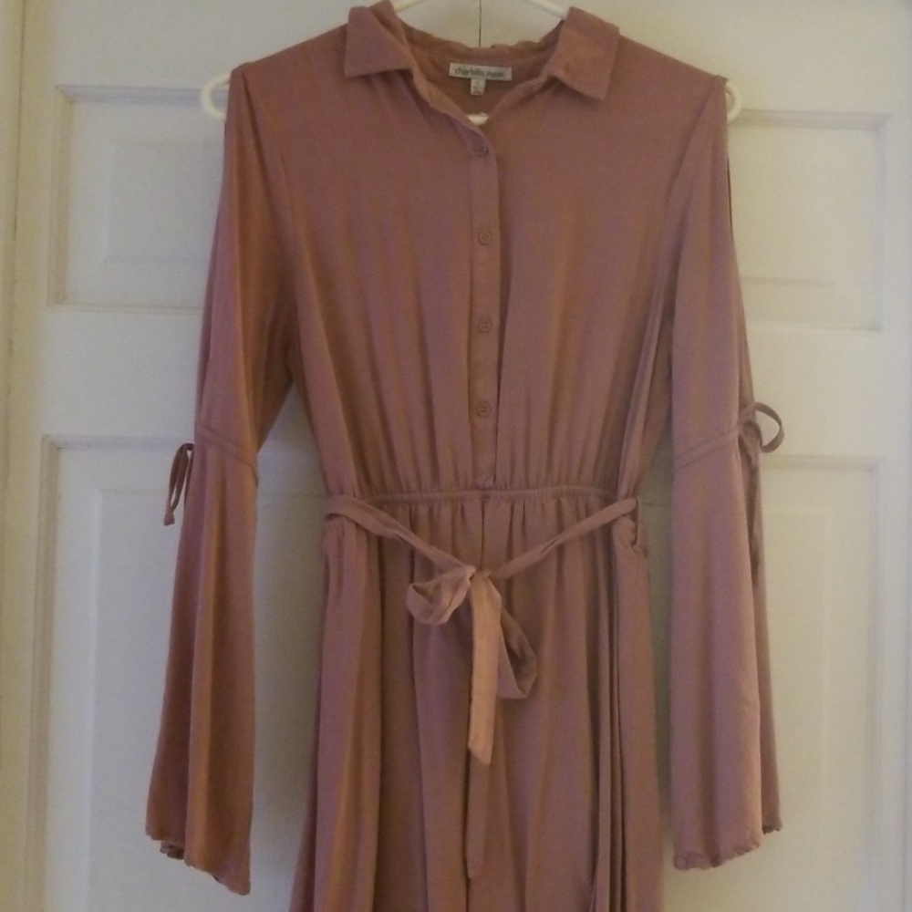 Charlotte russe pink dress (size small)